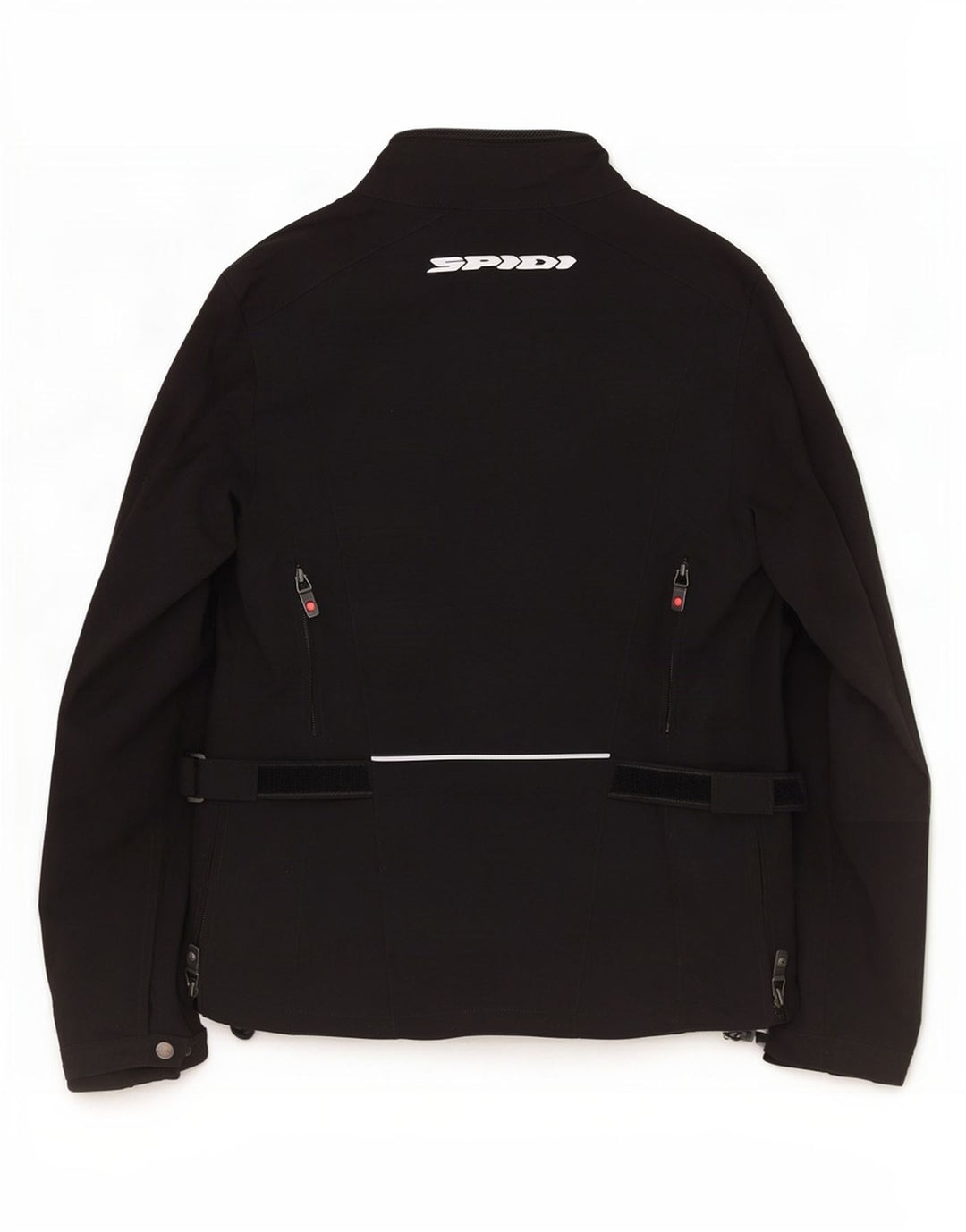 Spidi Damen-Motorrad-Grafik-Racer-Jacke, UK 14, mittelschwarzes Polyamid