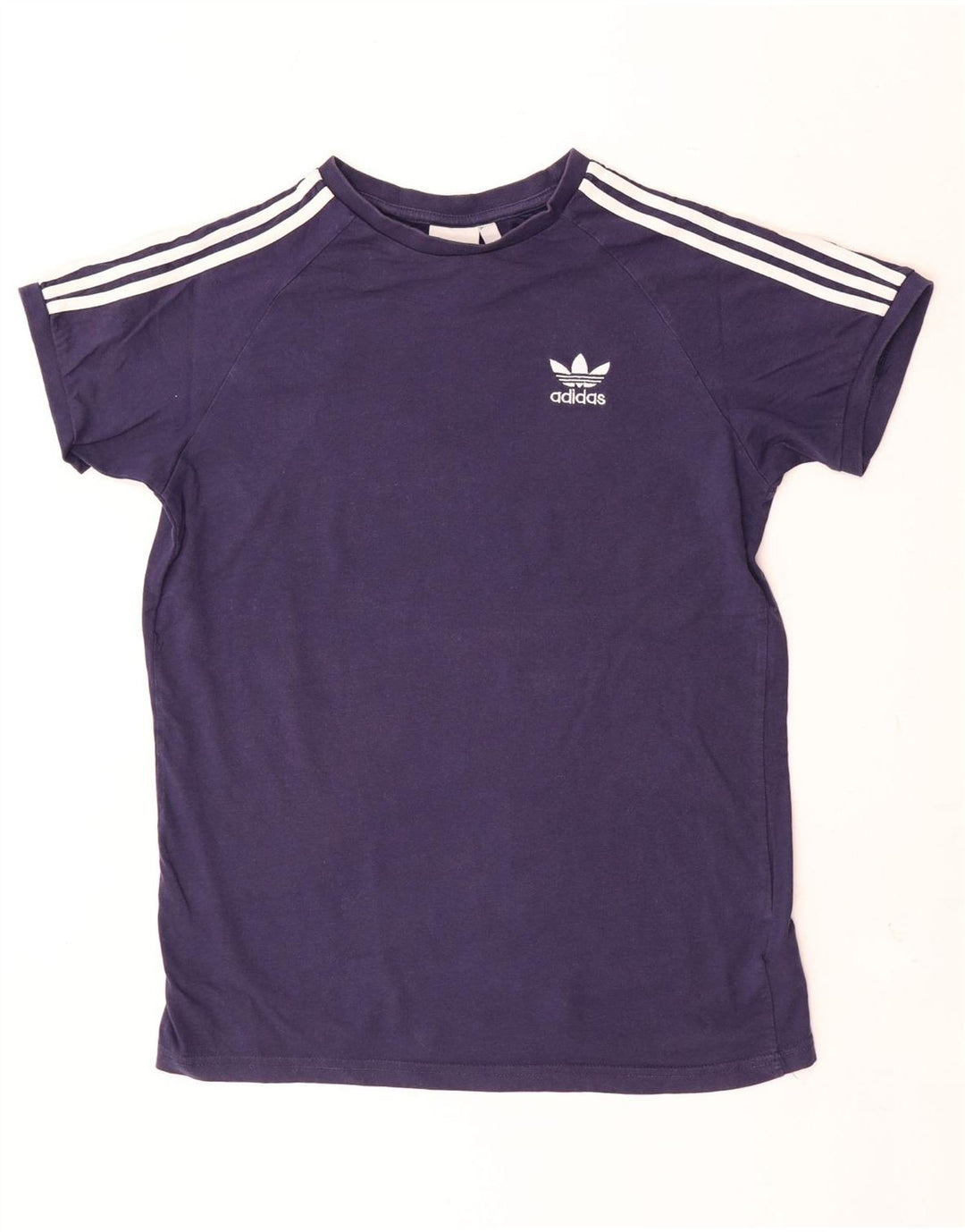 Adidas Herren T-Shirt Top Large Marineblau Baumwolle