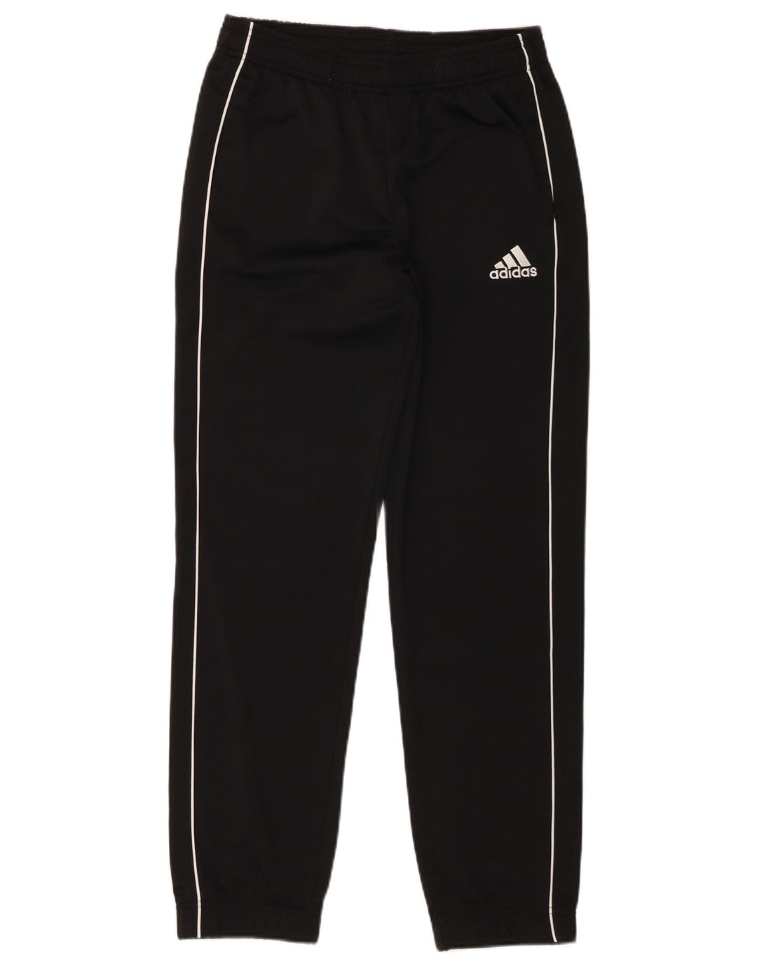 Adidas Jungen-Trainingshose, Jogginghose, 13–14 Jahre, schwarzes Polyester