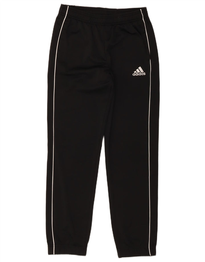 Adidas Jungen-Trainingshose, Jogginghose, 13–14 Jahre, schwarzes Polyester