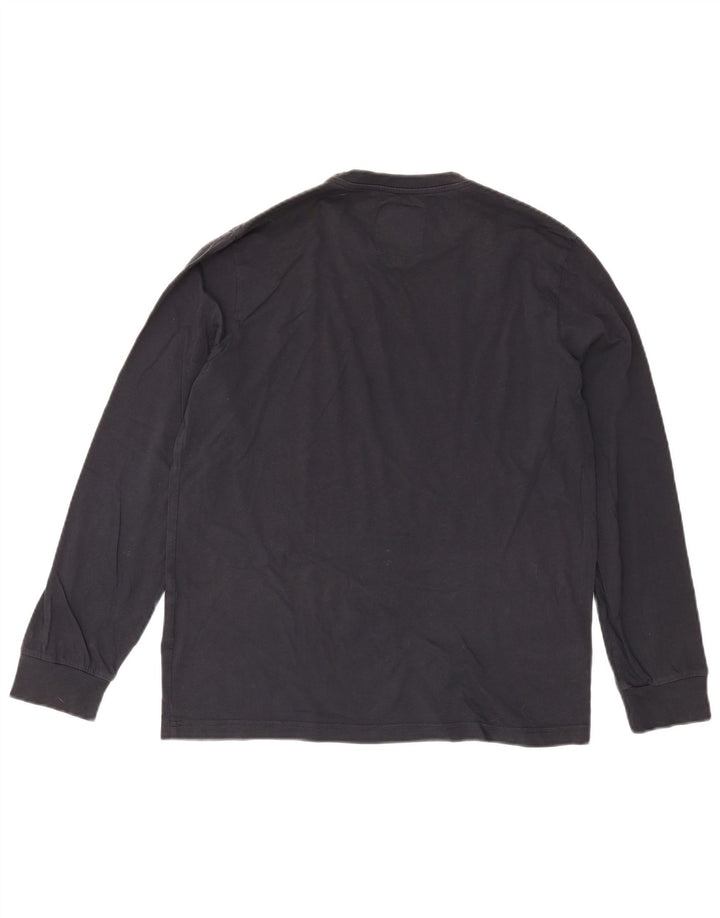 Champion Herren-Oberteil, langärmelig, mittelblau, Baumwolle