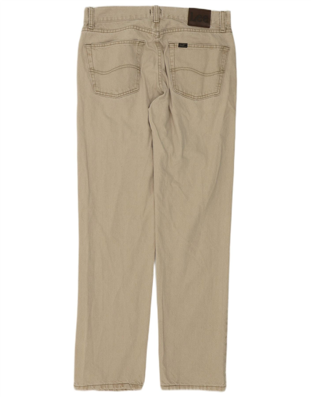 Lee Herren-Freizeithose mit normaler Passform, W32, L34, beige Baumwolle