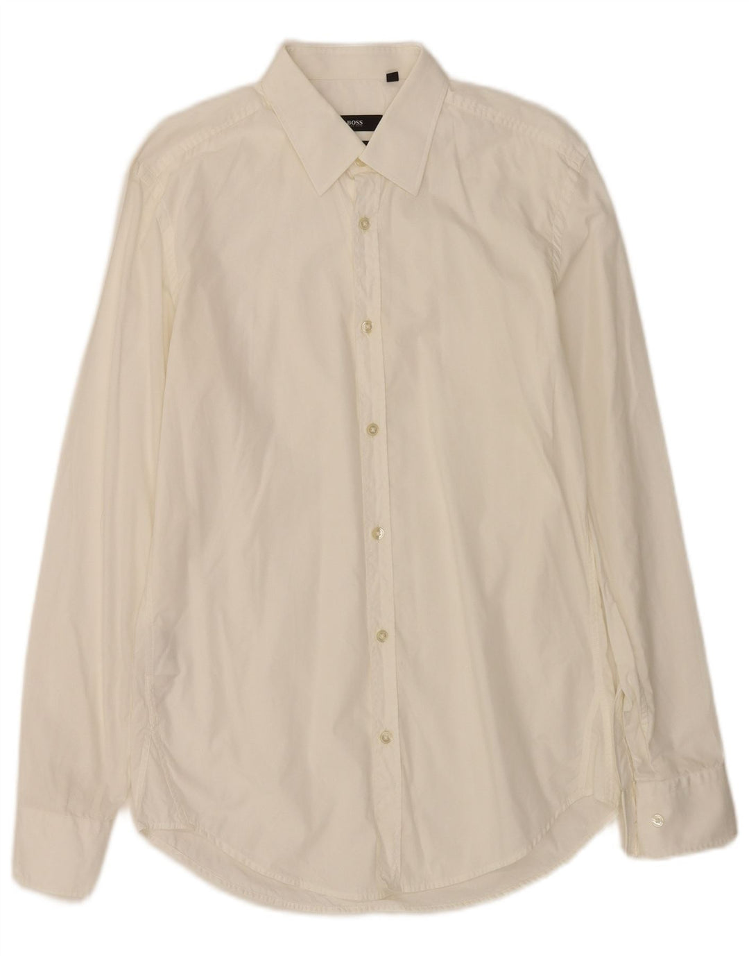 Hugo Boss Herren Slim Fit Hemd Größe 38 15 Mittelweiße Baumwolle
