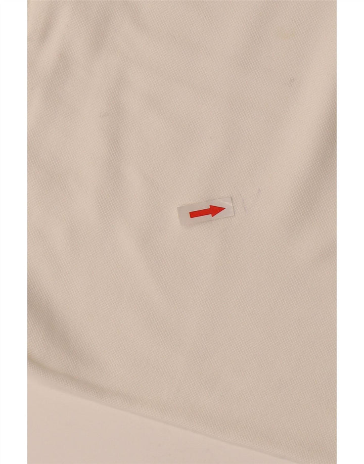 Benetton Poloshirt für Jungen, 7–8 Jahre, mittelweiße Baumwolle