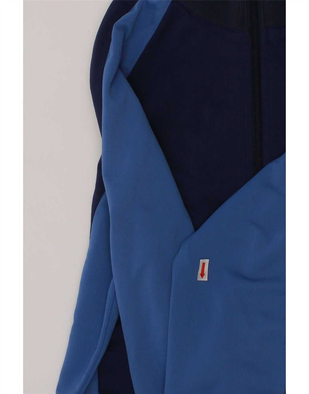 NIKE Boys Tracksuit Top Jacket 8-9 Years Small  Navy Blue Colourblock Vintage Nike and Second-Hand Nike from Messina Hembry 