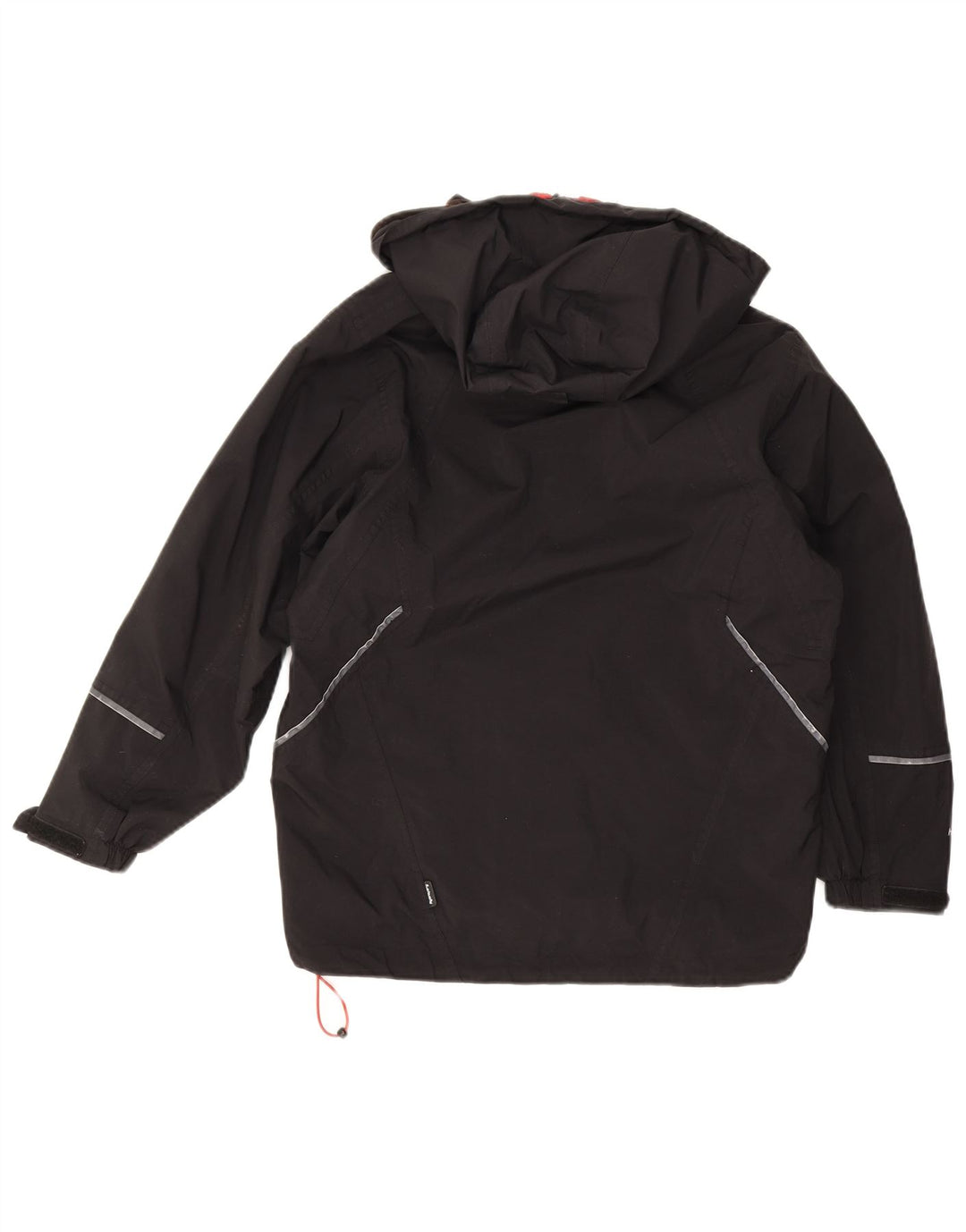 Sprayway Windjacke mit Kapuze für Mädchen, 10–11 Jahre, schwarzes Polyester
