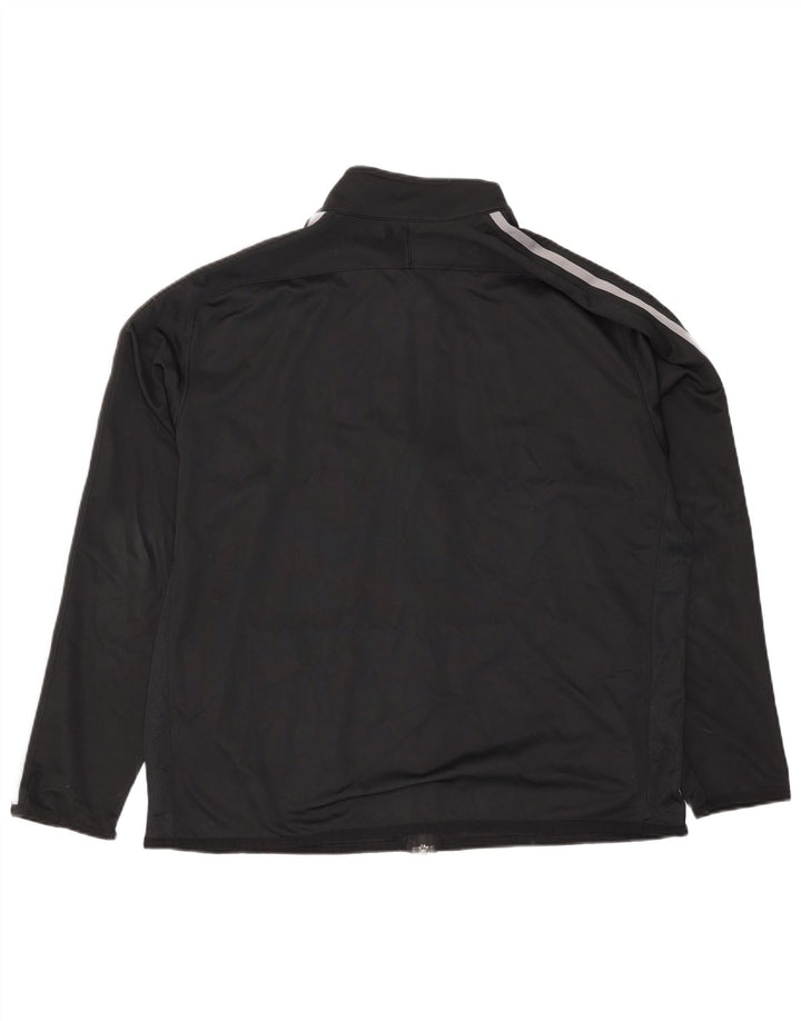 Nike Herren-Trainingsanzugoberteil, 2XL, schwarzes Polyester