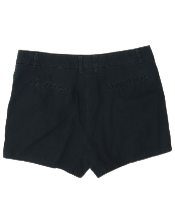 Marks & Spencer Damen Chinoshorts UK 12 Medium W30 Marineblaue Baumwolle