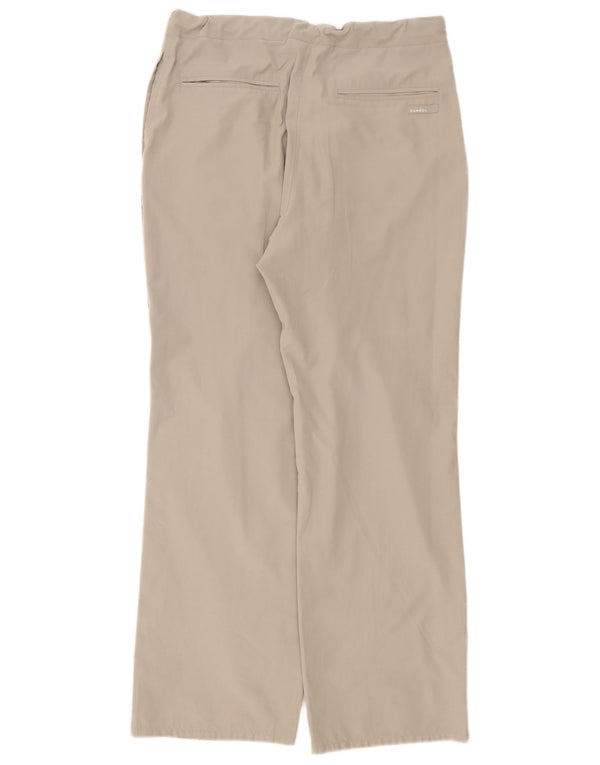 Kangol Gerade Herren-Cargohose, Größe L, W34, L30, Grau, Polyamid