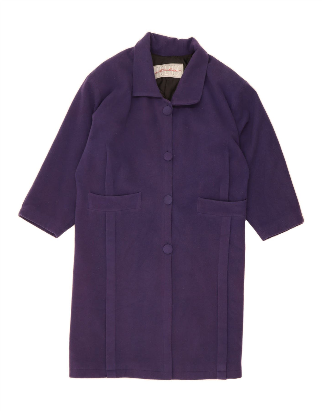 VINTAGE Womens Oversized Overcoat UK 18 XL Purple Vintage Vintage and Second-Hand Vintage from Messina Hembry 