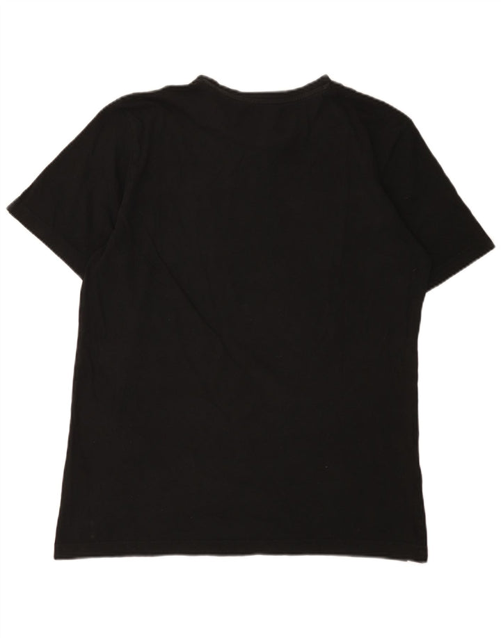 Puma Herren Grafik T-Shirt Top Mittelschwarz Baumwolle