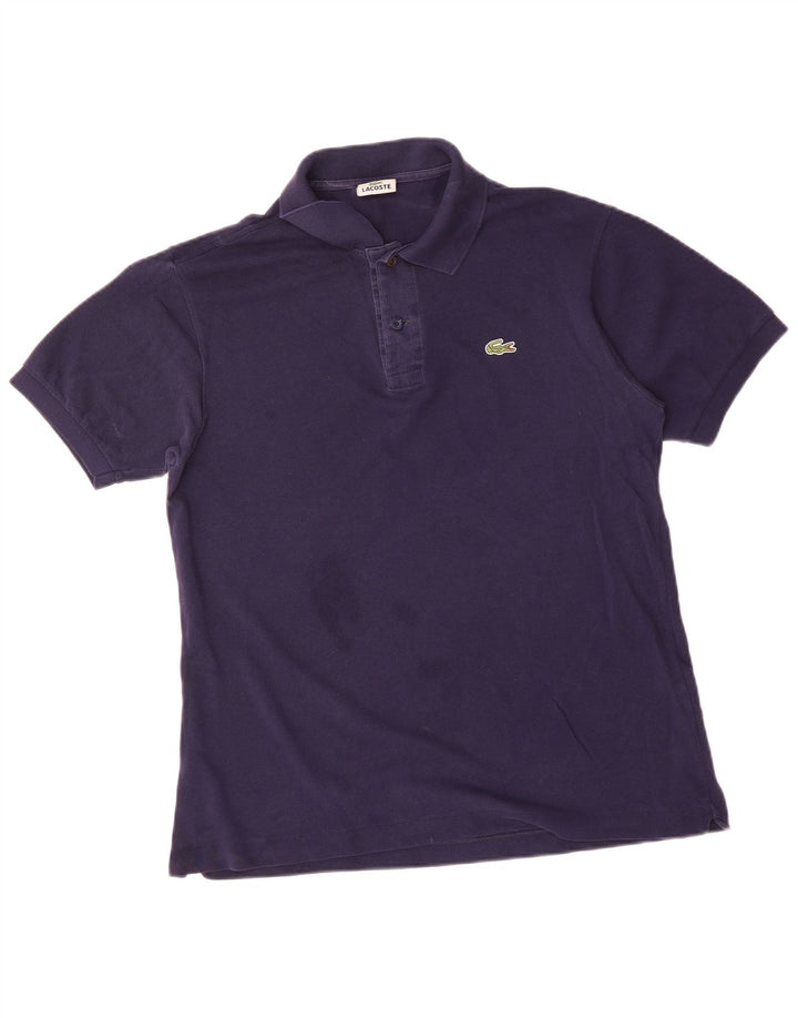 LACOSTE Herren-Poloshirt, Größe 4, mittelgroß, marineblau, Baumwolle
