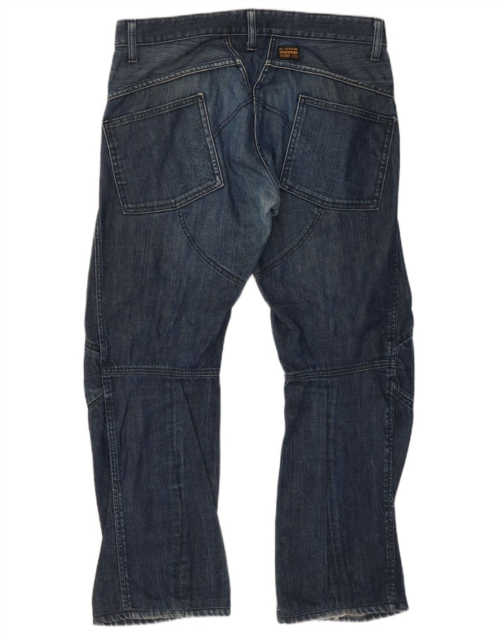 G-Star Herren Straight Jeans W34 L29 Marineblau Baumwolle