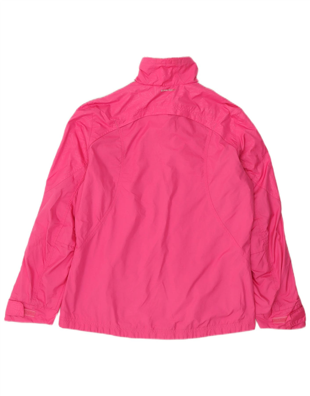 Adidas Damen Climalite Trainingsanzug Top Jacke UK 14 Mittelrosa Polyester