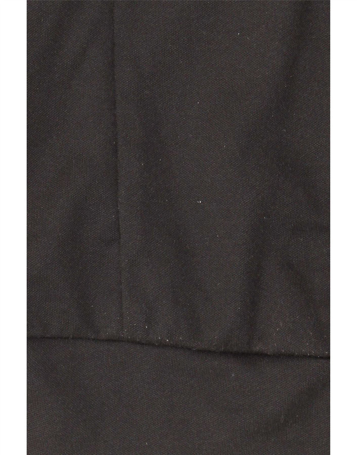Adidas Damen Trainingsanzug Top Jacke UK 8 Small Schwarz Baumwolle