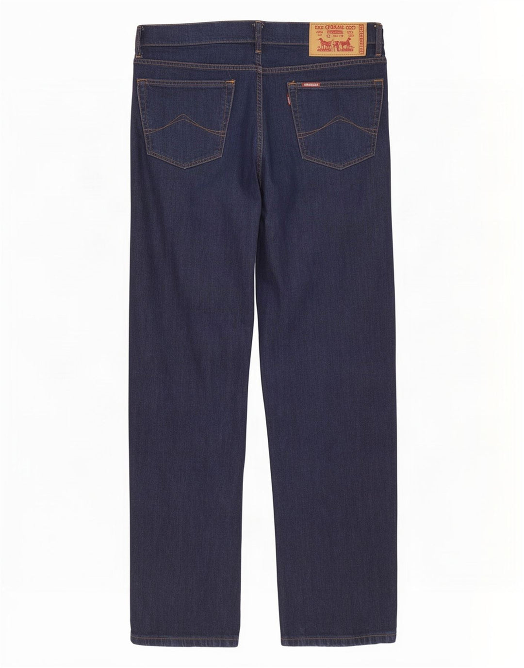 Carrera Herren 700 Straight Jeans W38 L34 Marineblaue Baumwolle