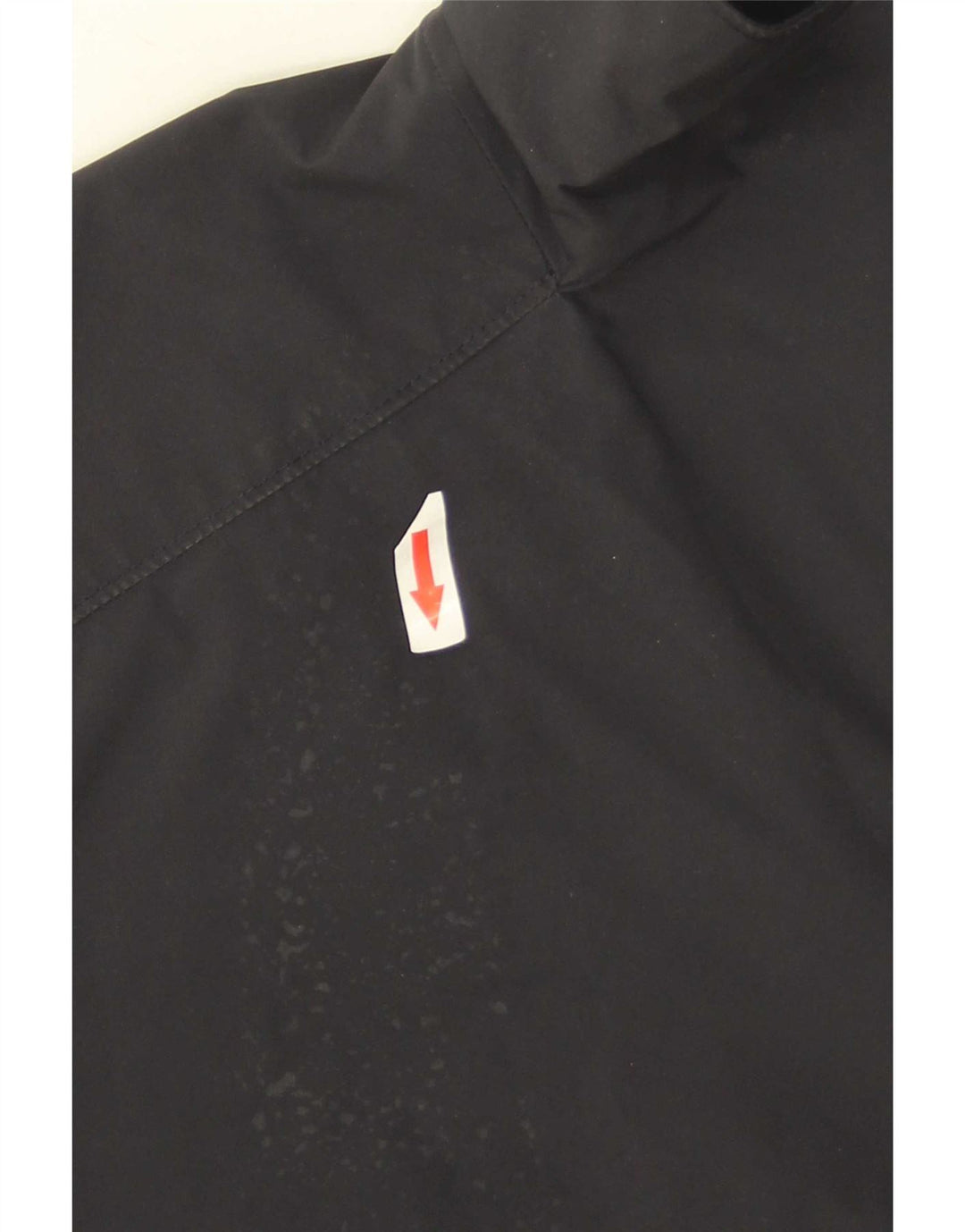 Aspesi Damen Übergroße Bomberjacke UK 10 Small Schwarz Polyester