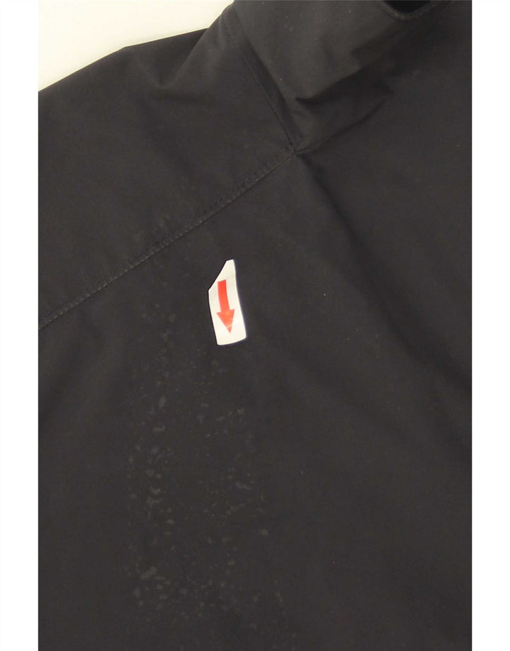 Aspesi Damen Übergroße Bomberjacke UK 10 Small Schwarz Polyester