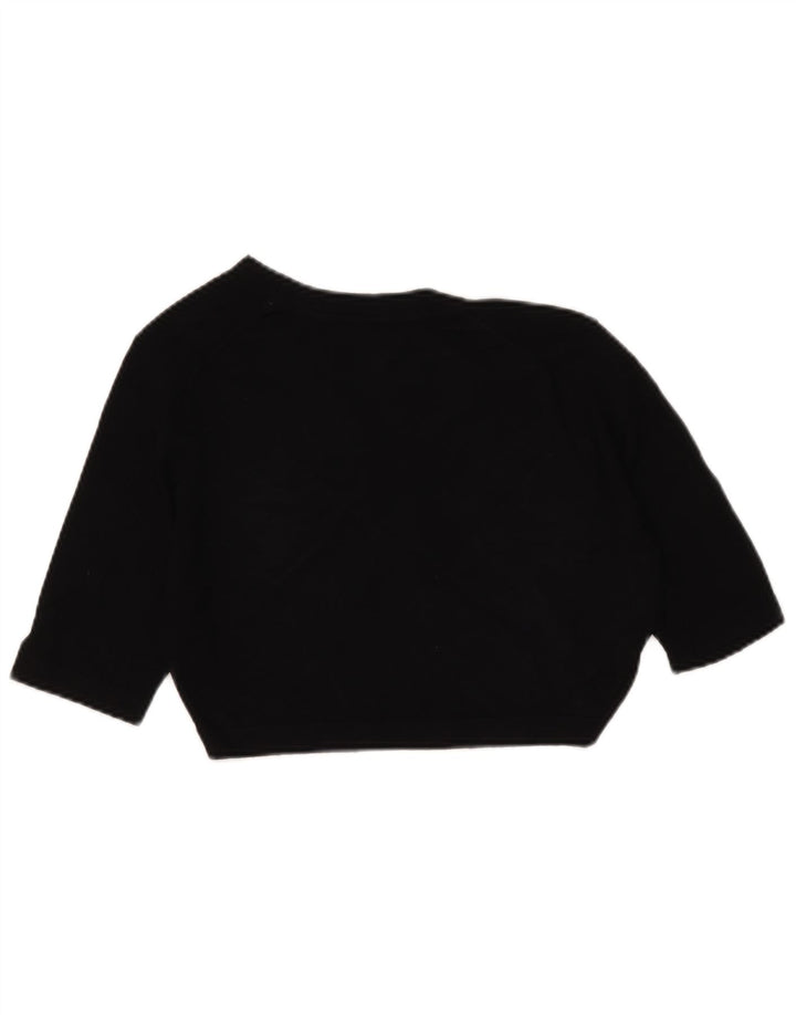 Marks & Spencer Damen Bolero Top UK 14 Mittelschwarze Viskose