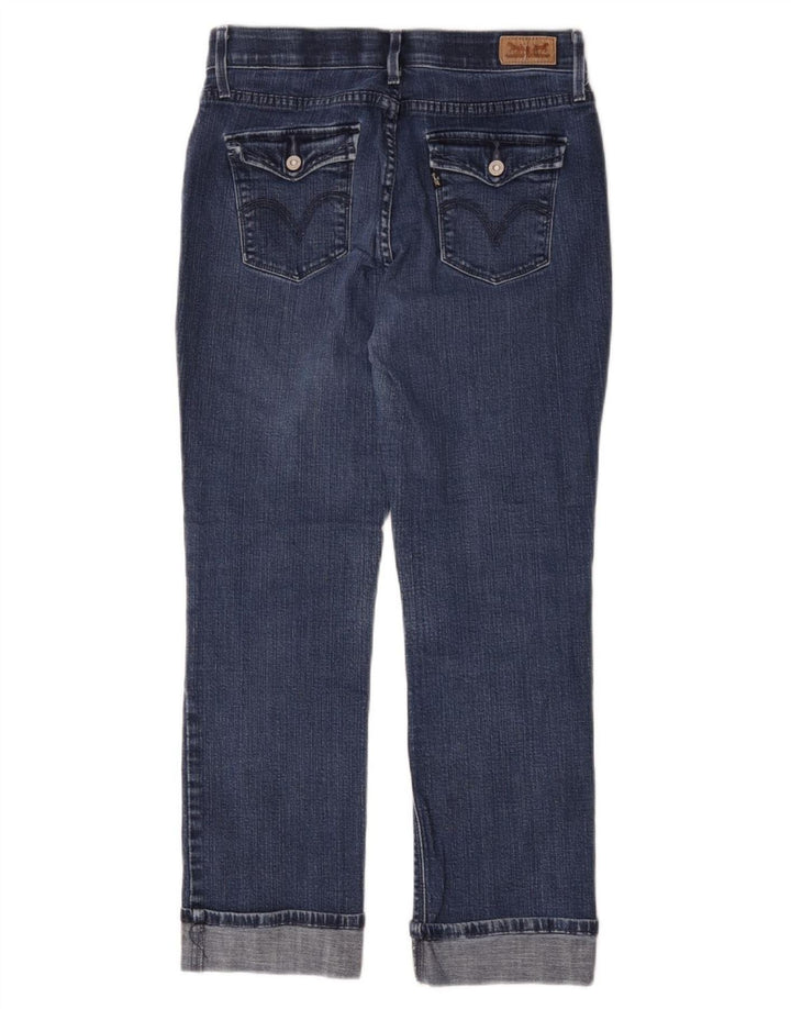 Levi's Damen Straight Jeans US 6 Medium W28 L25 Blaue Baumwolle