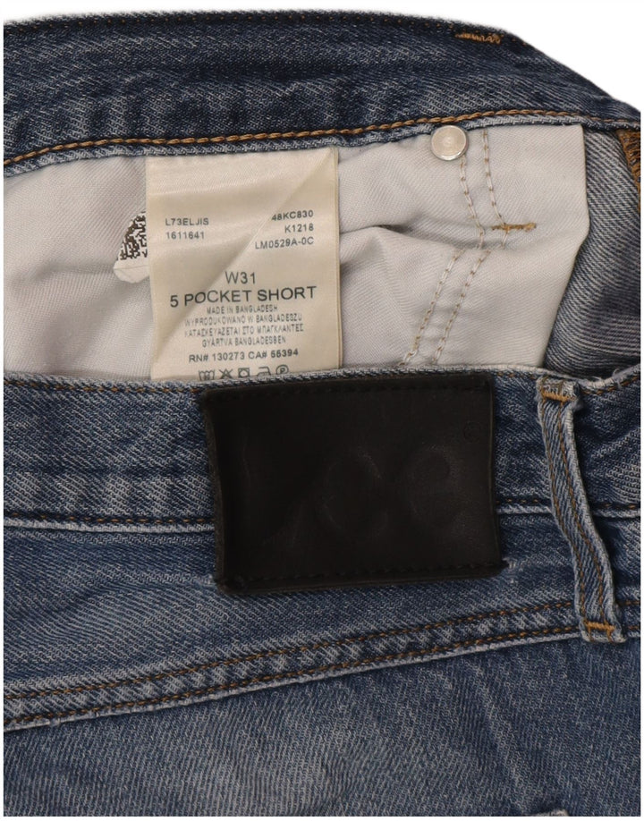 Lee Herren 5-Pocket-Short-Jeansshorts W31 mittelblaue Baumwolle