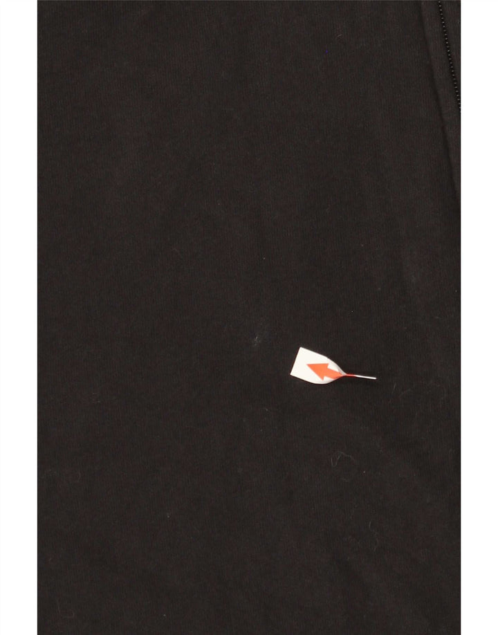 Champion Herren-Kapuzenpullover mit grafischem Reißverschluss, mittelschwarz, Baumwolle