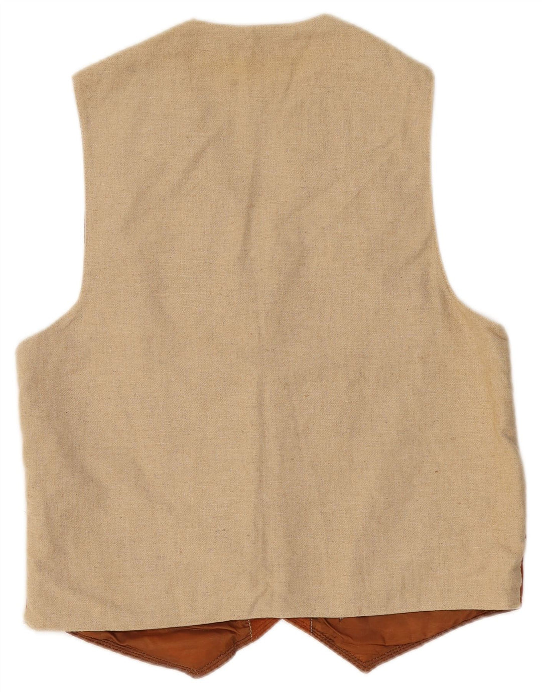 ALLISON Herren Wildlederweste UK 38 Mittelbraunes Leder