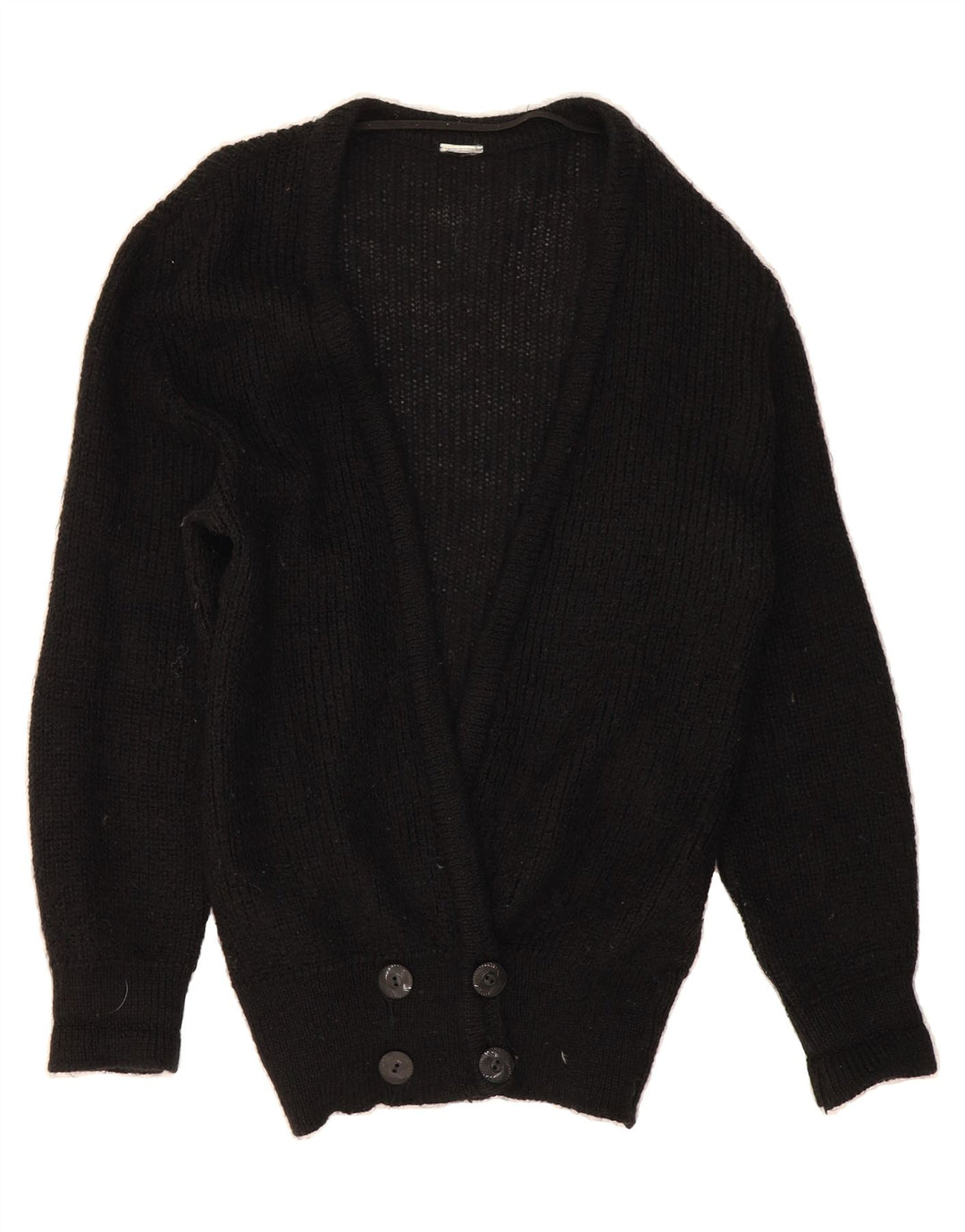 VINTAGE Womens Cardigan Sweater UK 18 XL Black Vintage Vintage and Second-Hand Vintage from Messina Hembry 