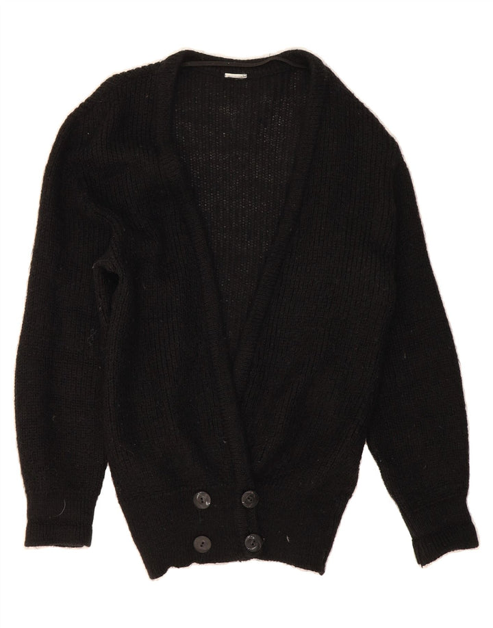 VINTAGE Womens Cardigan Sweater UK 18 XL Black Vintage Vintage and Second-Hand Vintage from Messina Hembry 