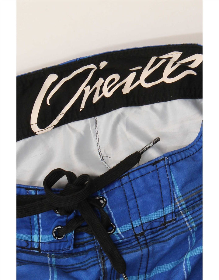 O'Neill Herren-Badeshorts mit Grafik, mittelblau kariert