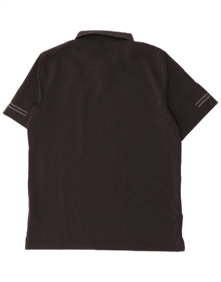 NIKE Herren-Poloshirt, großes schwarzes Polyester