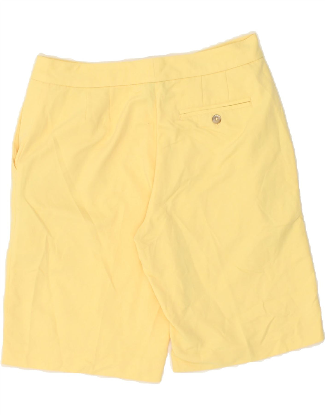 IZOD Womens Chino Shorts US 4 Small W26  Yellow Polyester Vintage Izod and Second-Hand Izod from Messina Hembry 