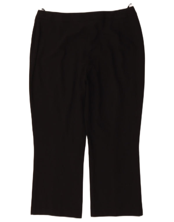 Marks & Spencer Damen Kurz geschnittene Hose UK 14 Medium W30 L23 Schwarz