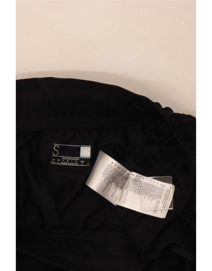 Adidas Damen Trainingshose UK 8/10 Small Schwarz Polyester