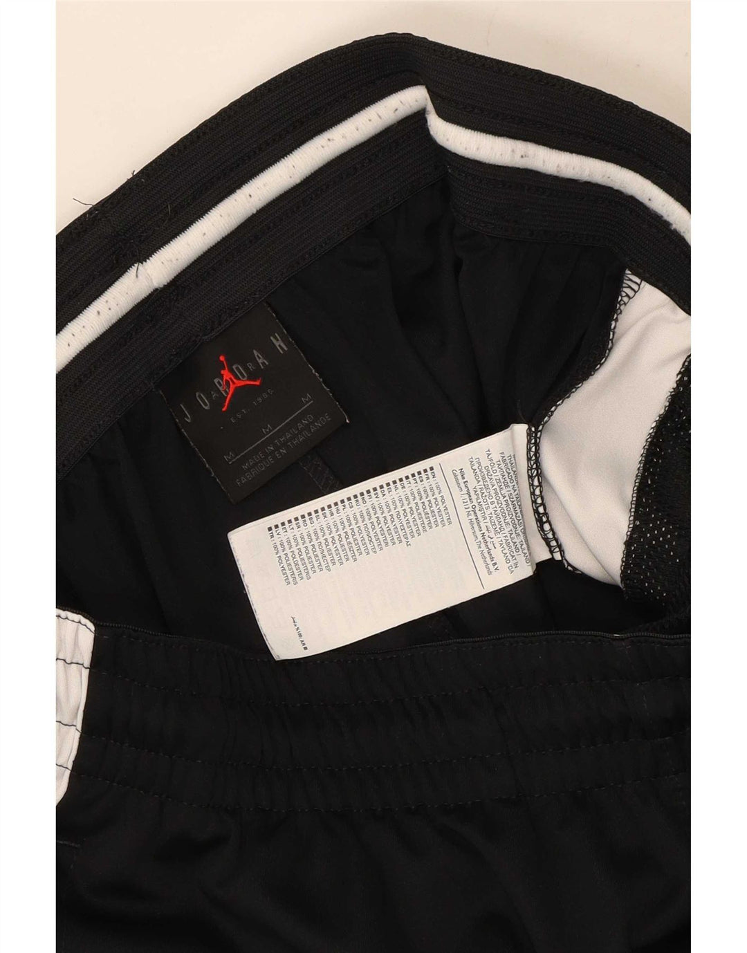 Jordan Herren Dri Fit Sportshorts Mittelschwarzes Colourblock-Polyester