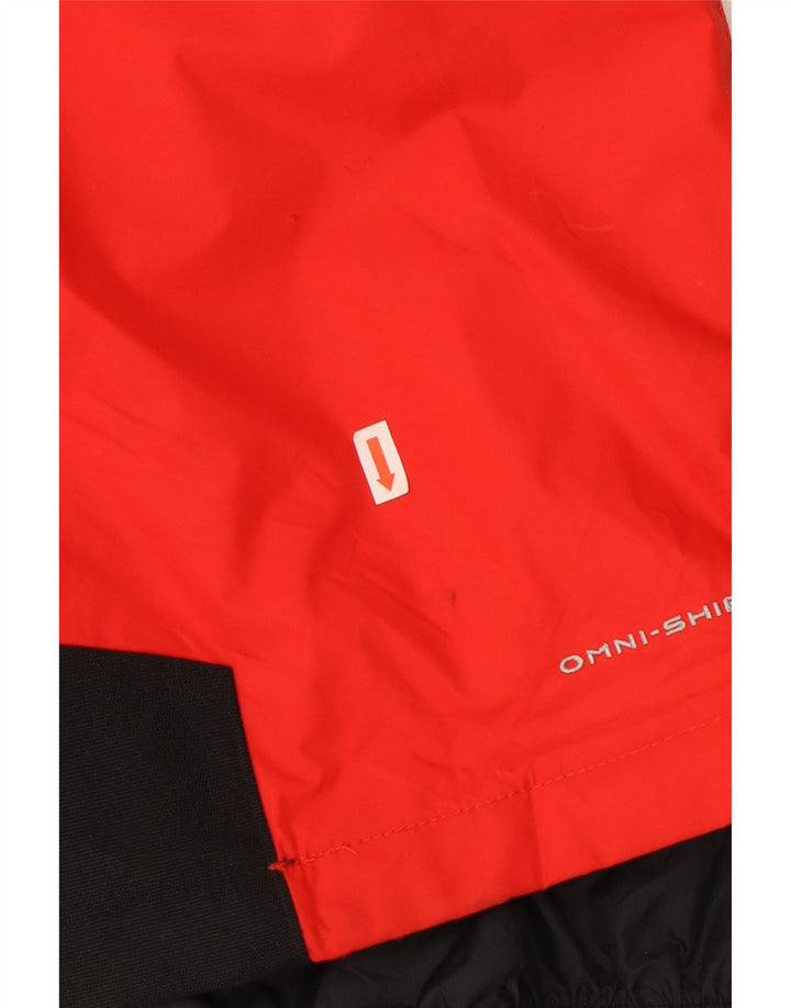 Columbia Herren Omni-Shield Skihose Mittelrotes Colourblock-Nylon