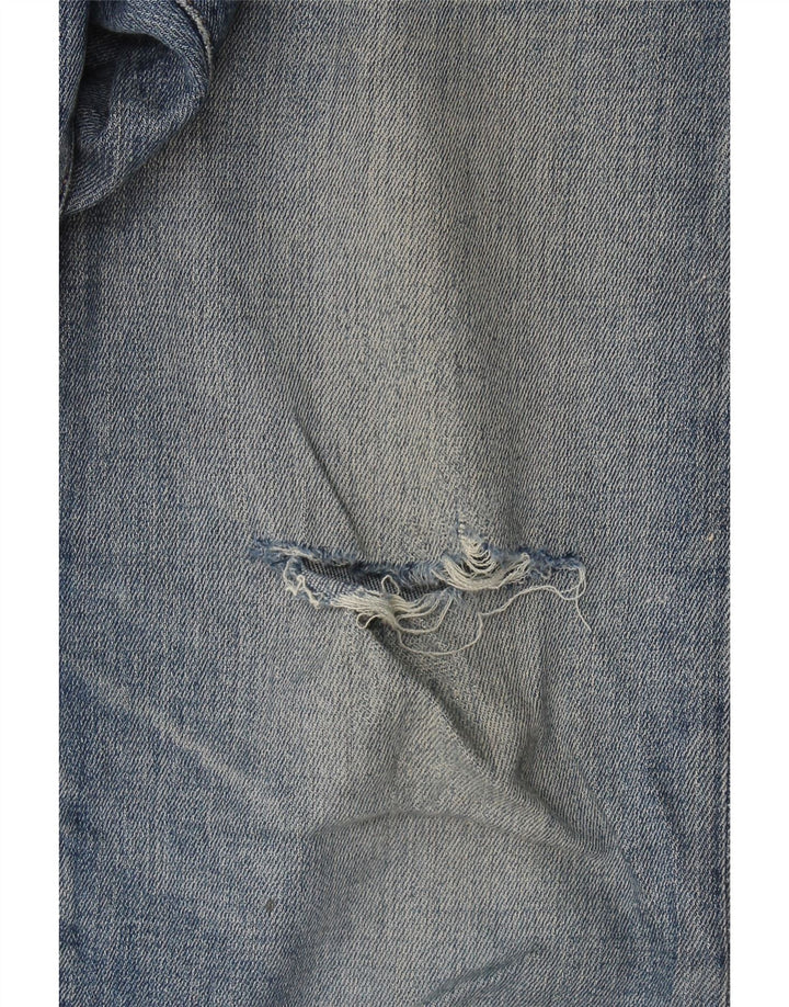 Levi's Herren 502 Distressed Tapered Jeans W30 L32 Blaue Baumwolle