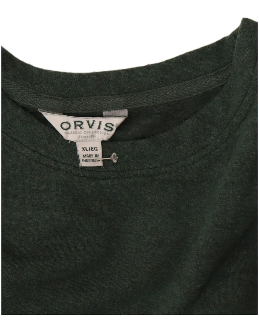 ORVIS Damen Übergroßer Sweatshirt-Pullover UK 18 XL Grün