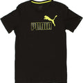 PUMA Mens Graphic T-Shirt Top Small Black Cotton | Vintage Puma | Thrift | Second-Hand Puma | Used Clothing | Messina Hembry 