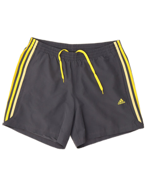 Adidas Herren Climalite Sport Shorts Large Grau Polyester