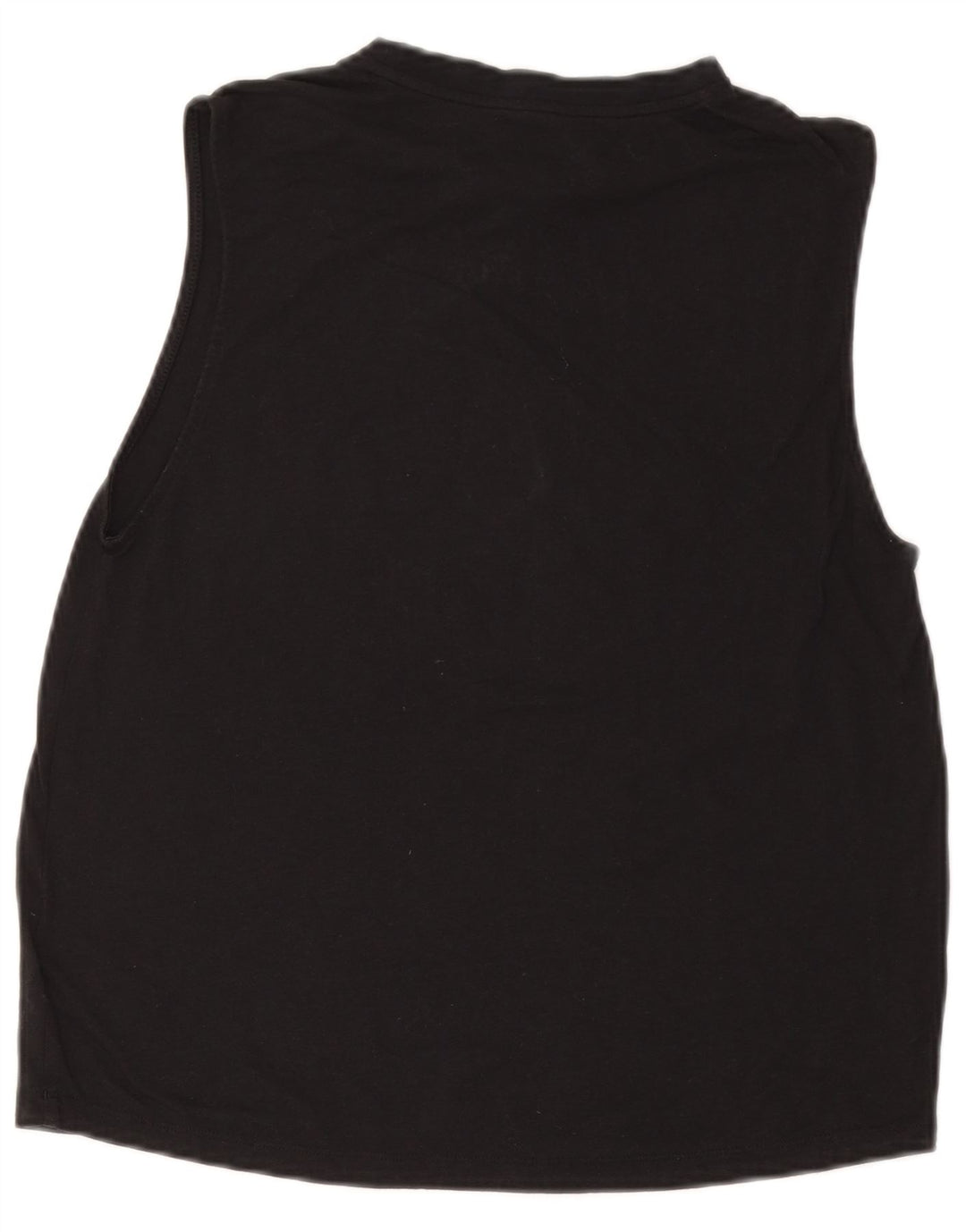 ADIDAS Damen Graphic Vest Top UK 12/14 Mittelschwarzes Polyester