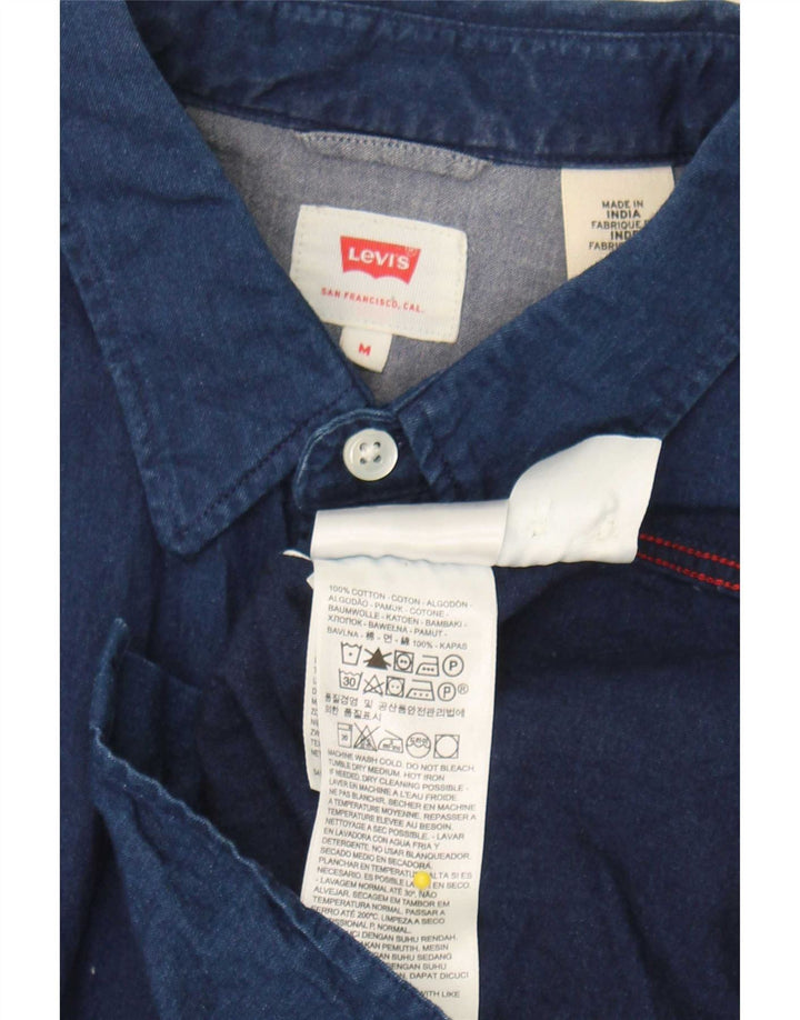 Levi's Herrenhemd Mittel Marineblau Baumwolle