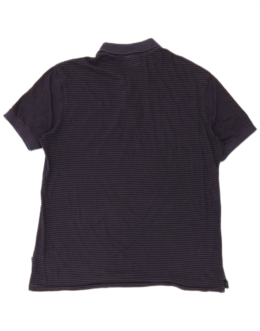 Paul Smith Herren-Poloshirt, groß, marineblau, gestreift, Baumwolle