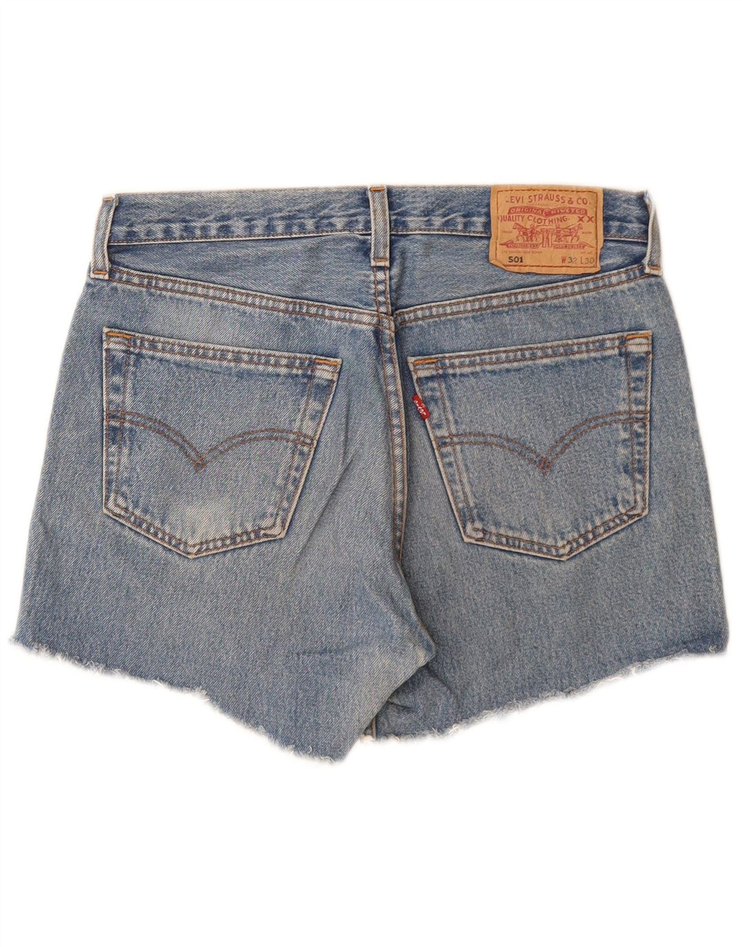 Levi's Damen 501 Jeansshorts W32 Large Blau