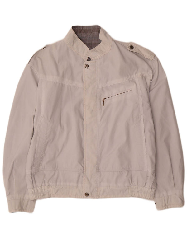Faciba Herren Militär-Wendejacke IT 50 Large Weiß Polyester