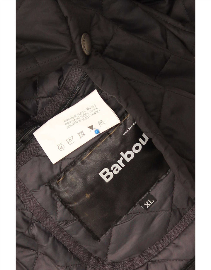 Barbour Herren Steppmantel UK 44 XL Schwarz Polyamid