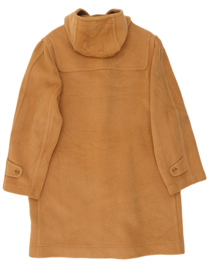 Invertere Herren-Dufflecoat mit Kapuze, UK 38, mittelbeige, Schurwolle