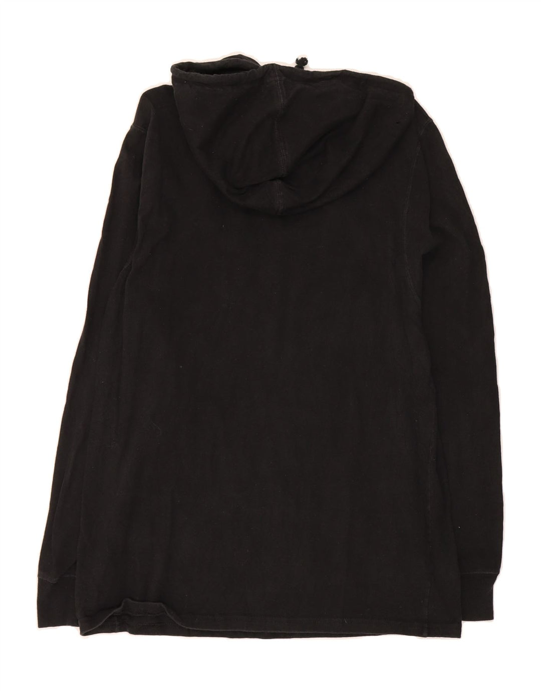 CHAMPION Womens Graphic Hoodie Jumper UK 14 Medium Black Vintage Champion and Second-Hand Champion from Messina Hembry 