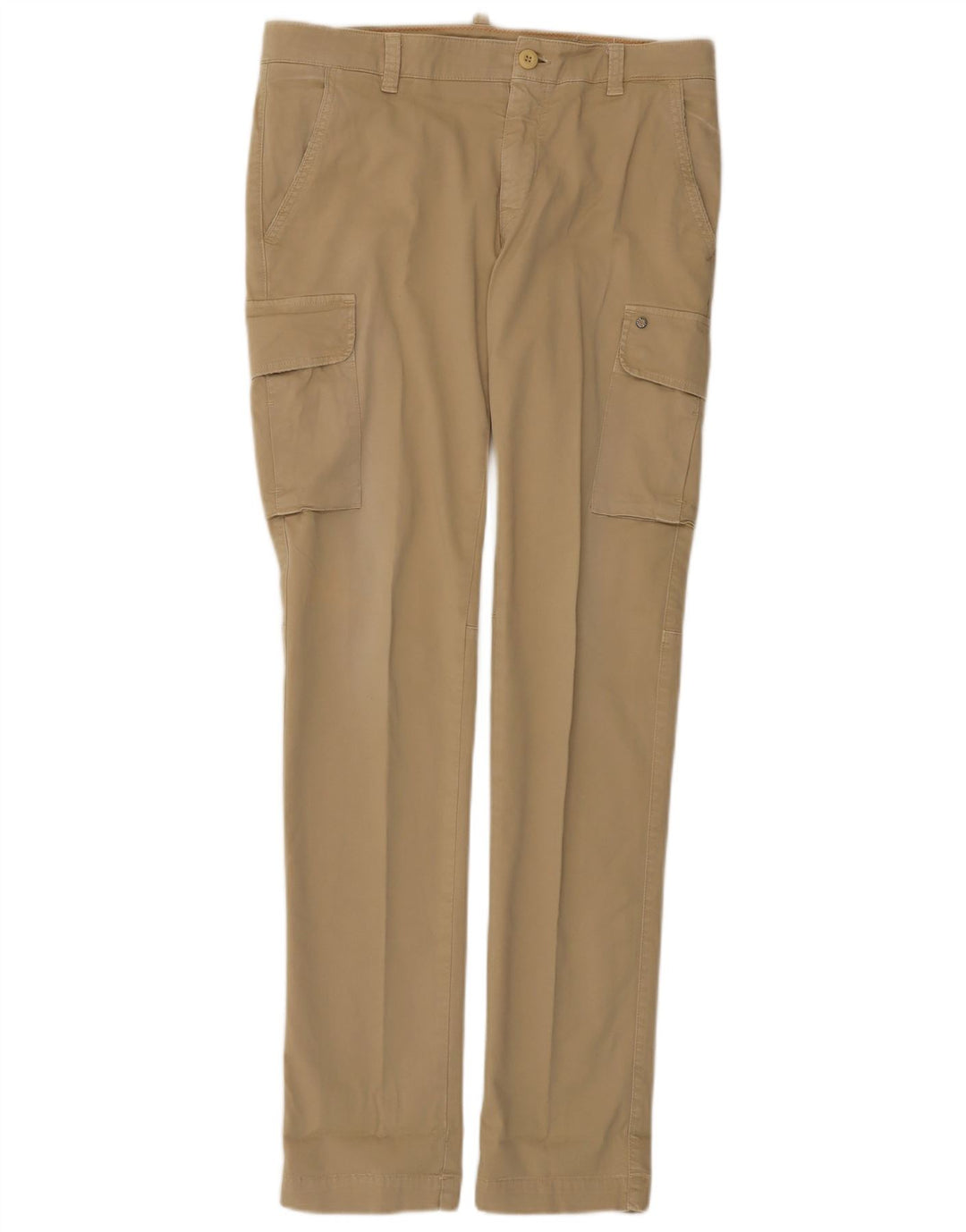 Mason's Damen Slim Cargohose W32 L33 Beige Baumwolle
