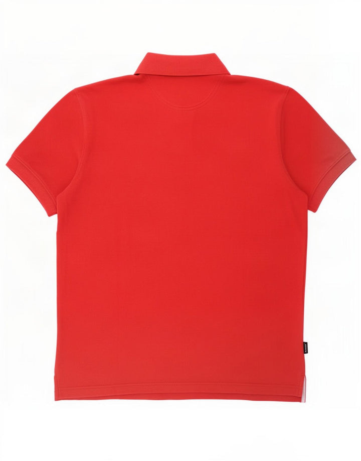 Massimo Dutti Herren Poloshirt XL Rot Baumwolle